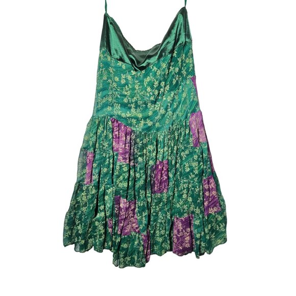 NWT Speed Limit Floral Midi Skirt Size Medium Bohemian Colorful Bright Flowy - Picture 3 of 12